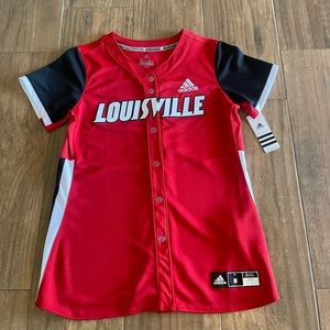 Adidas Louisville Jersey Red Cardinals Jackson 17 Youth M 12-14
